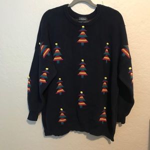 ModCloth Christmas Tree Pom Pom Sweater